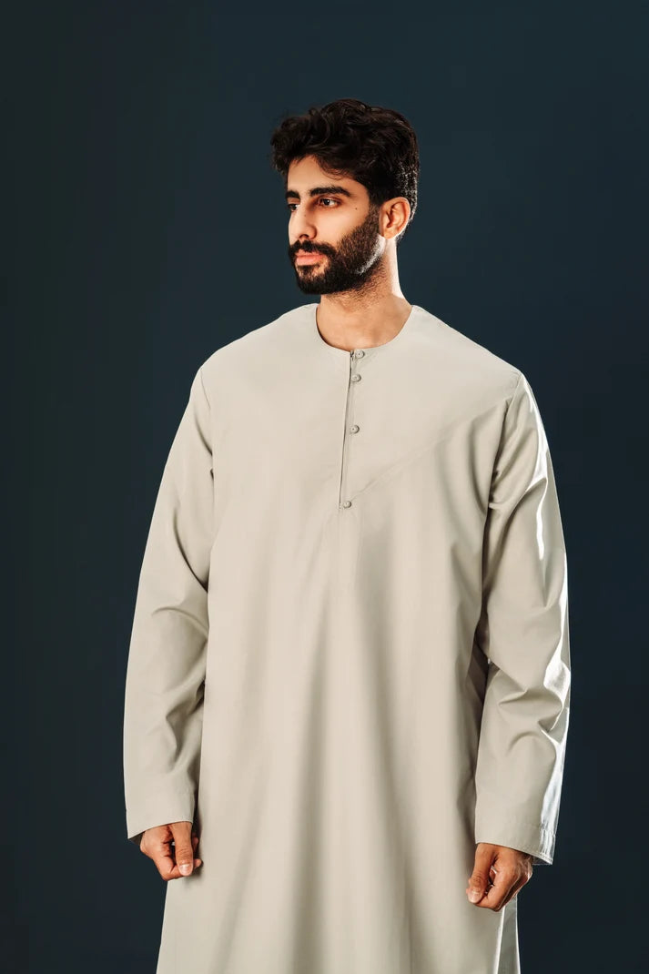 S-7751 CT ثوب الصفوة تطريز سادة سحاب اطفال